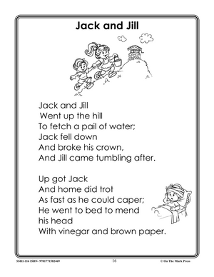 Developing Literacy Skills Using 17 Nursery Rhymes Grades 1-3