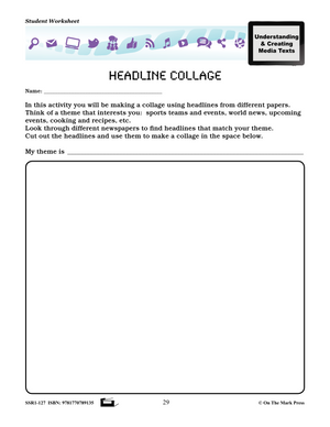 Media Literacy for Canadian Students Grades 4-6 - Understanding Media Texts and Messages