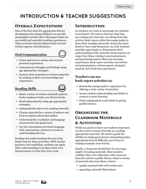 Canadian Book Reports for Beginners Grades 1-2