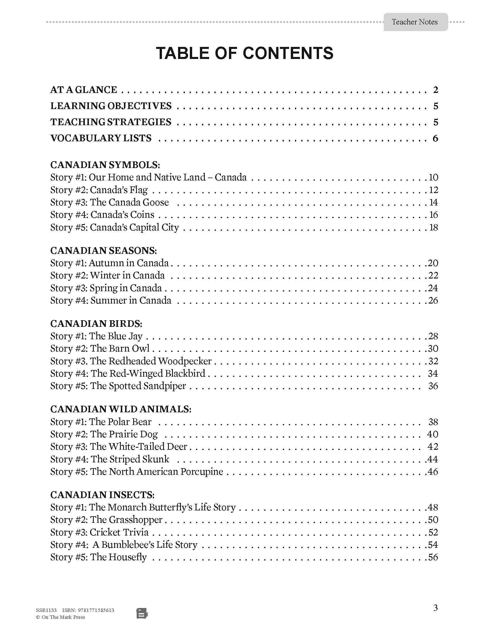 52 Weekly Nonfiction Stories About Canada Grades 2-3