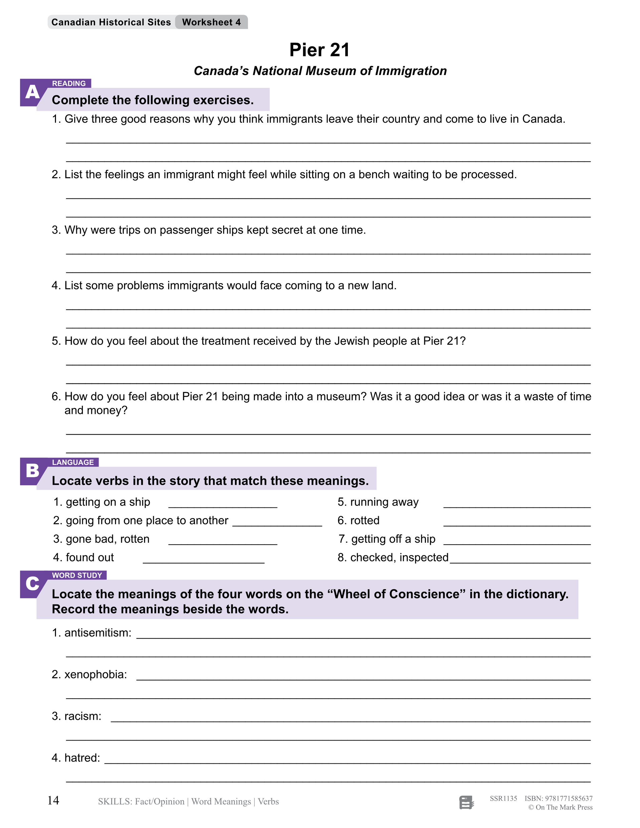 52 Weekly Nonfiction Stories About Canada Grades 4-5