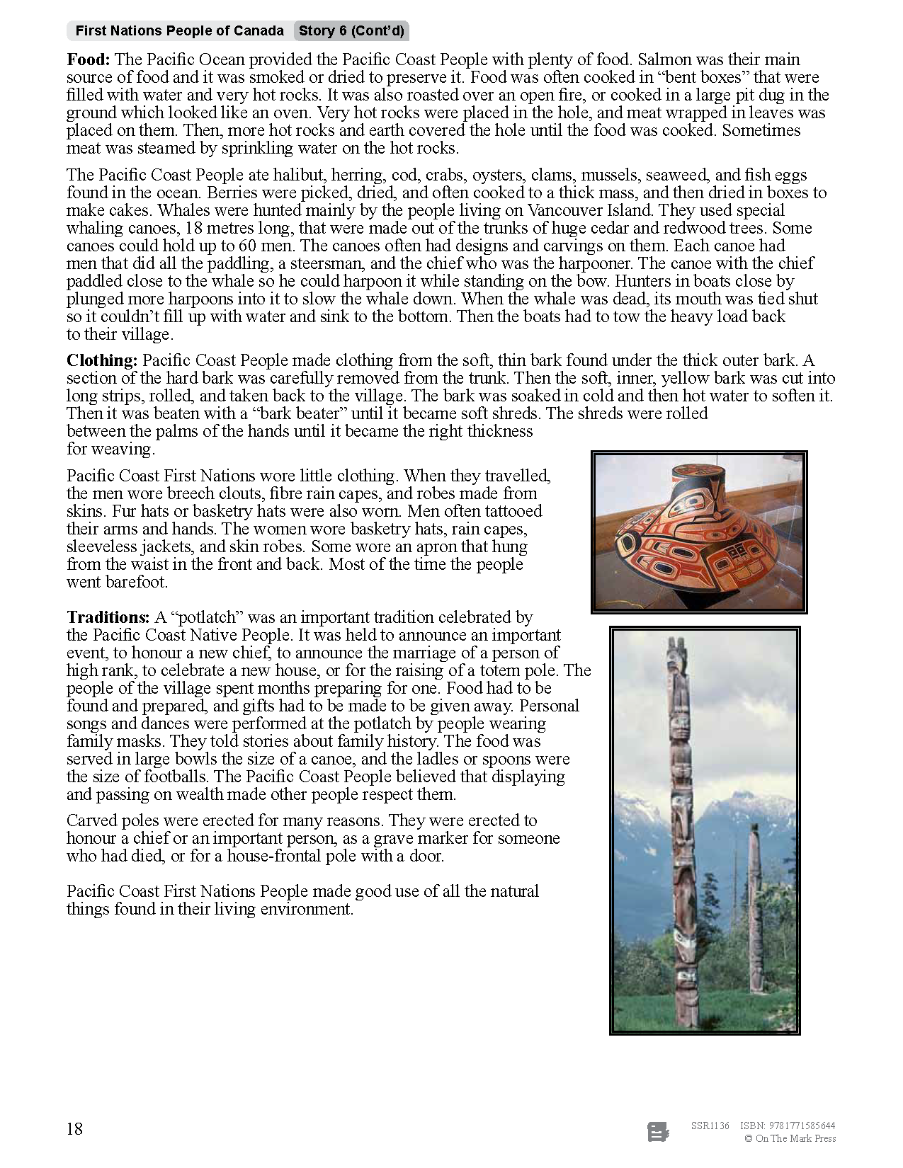 52 Weekly Nonfiction Stories About Canada Grades 5-6