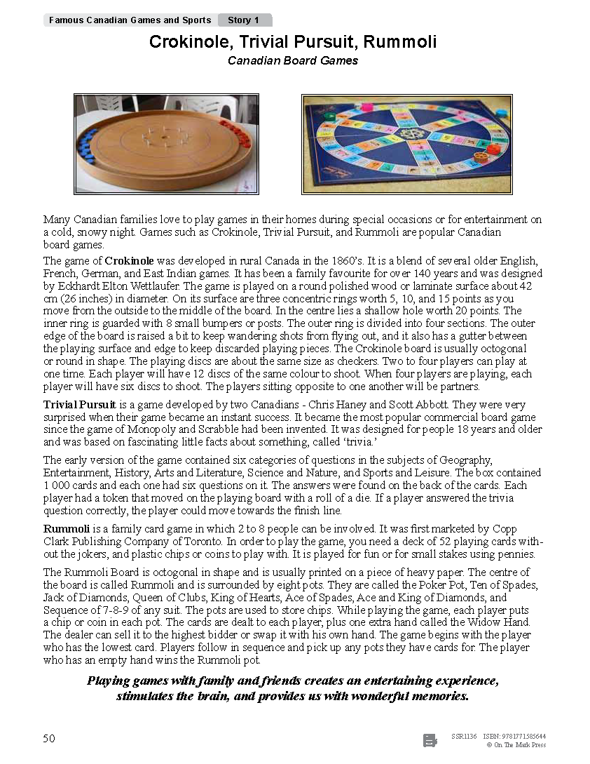 52 Weekly Nonfiction Stories About Canada Grades 5-6