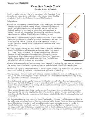 52 Weekly Nonfiction Stories About Canada Grades 7-8