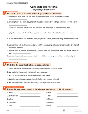 52 Weekly Nonfiction Stories About Canada Grades 7-8