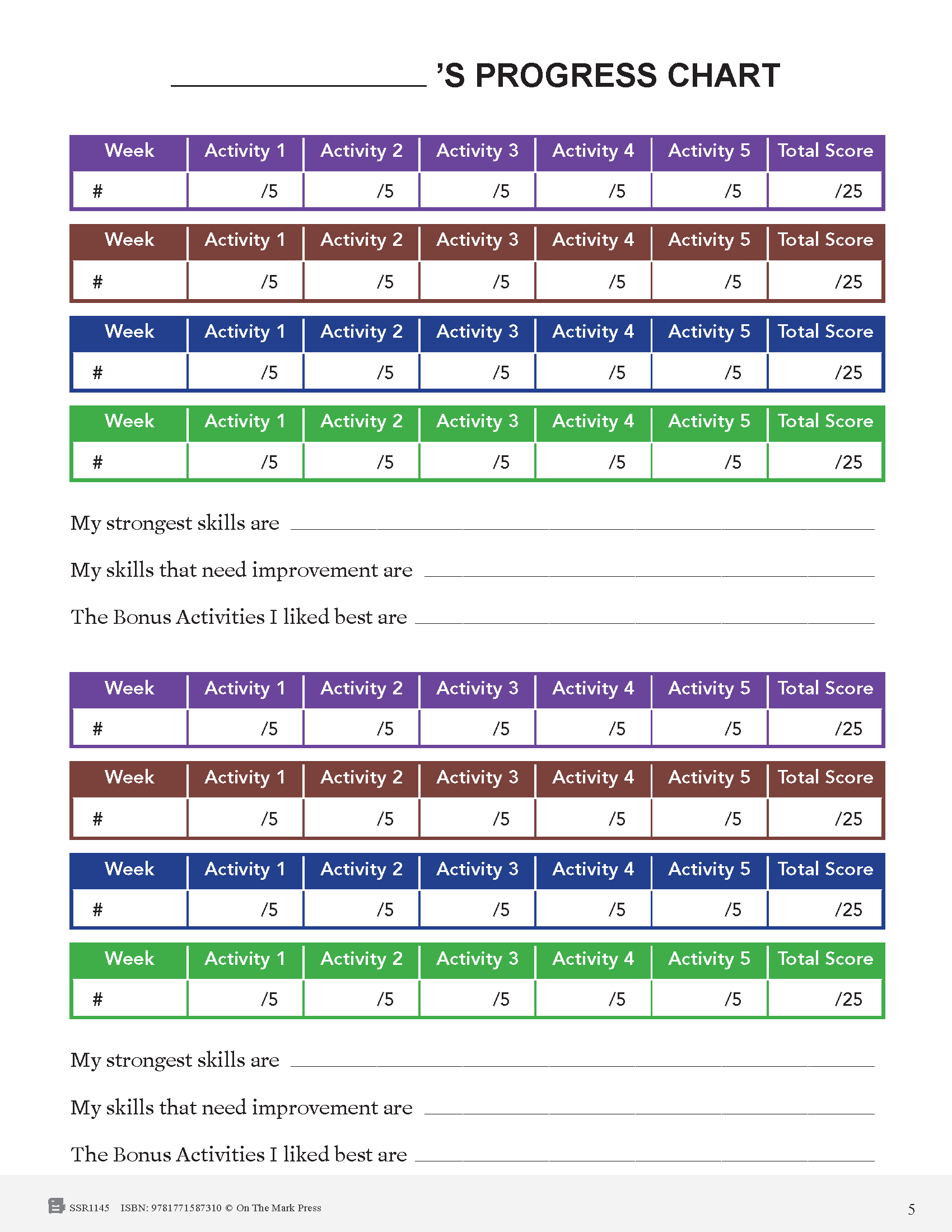 Canadian Daily Language Activities Grade 2