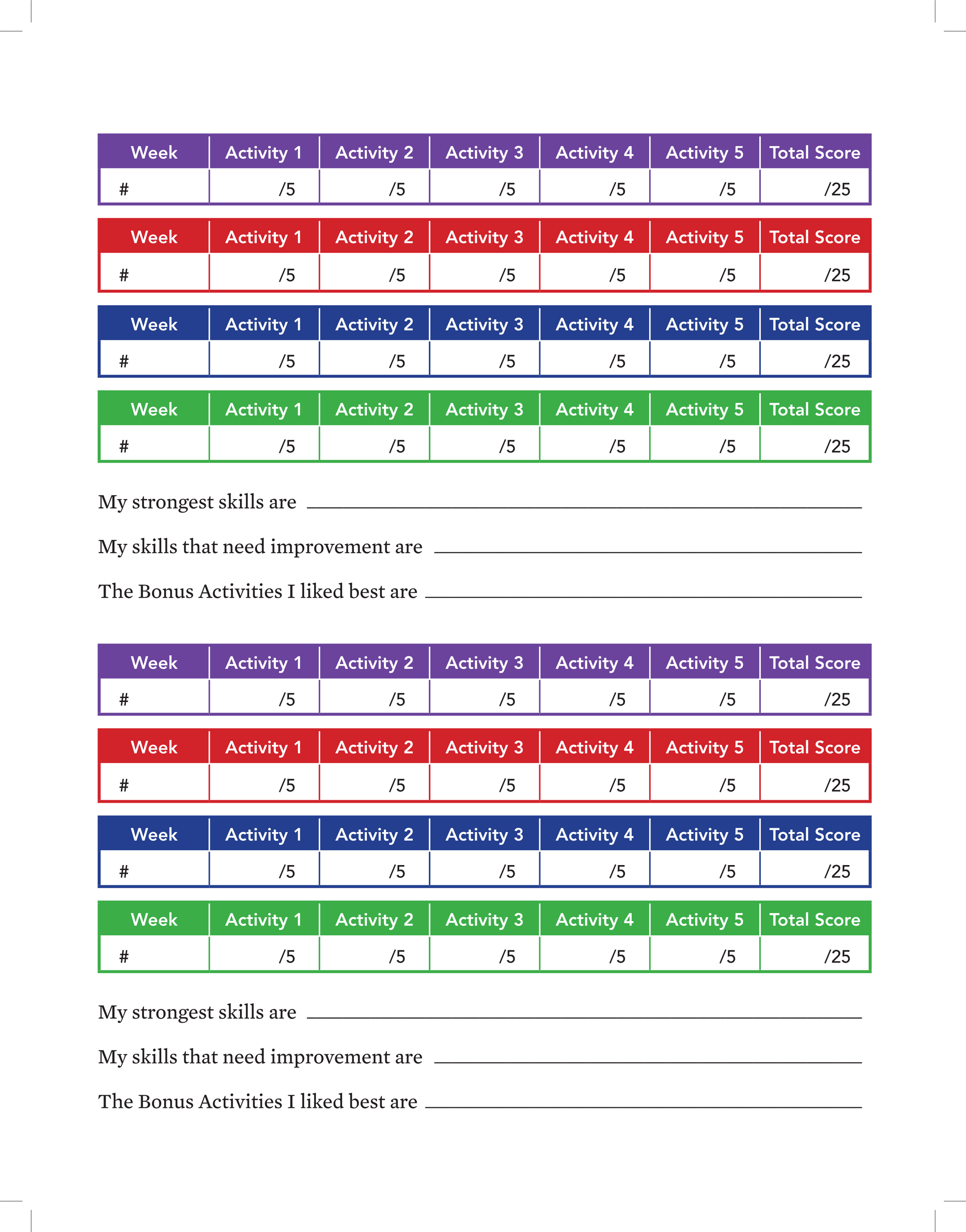 Canadian Daily Language Activities Grade 5