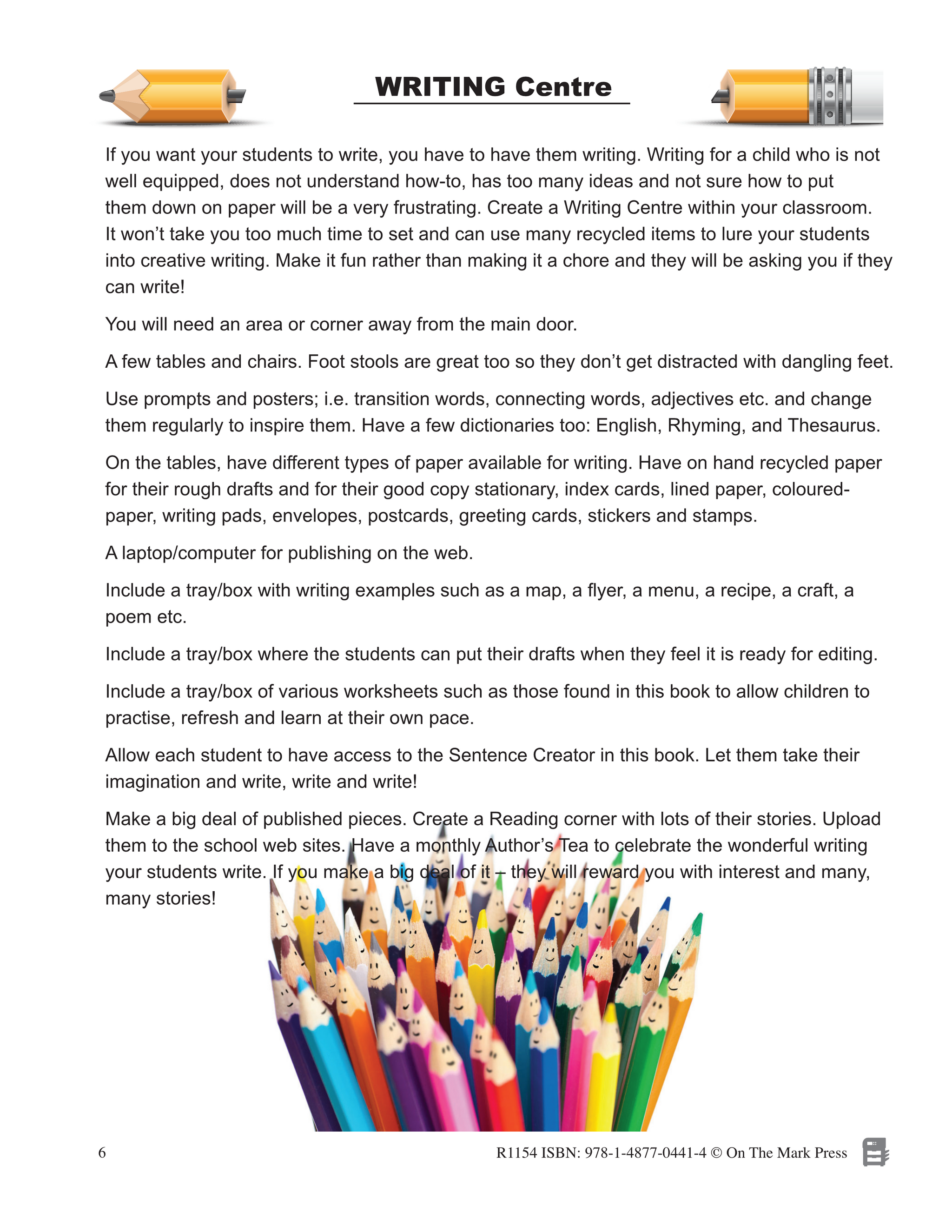 Sentence Writing - Canadian Writing Series Gr. 4-6