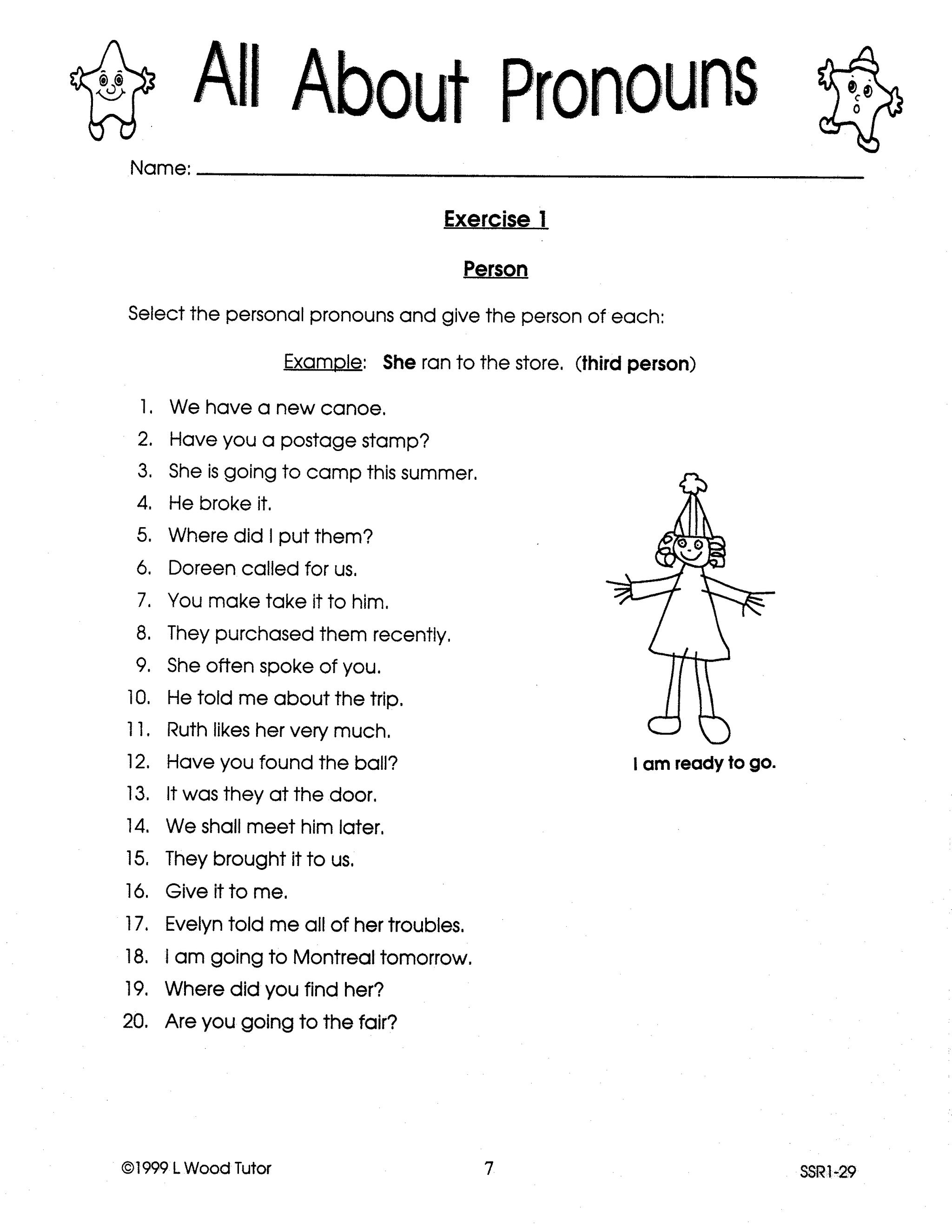 All About Pronouns Grades 5-7