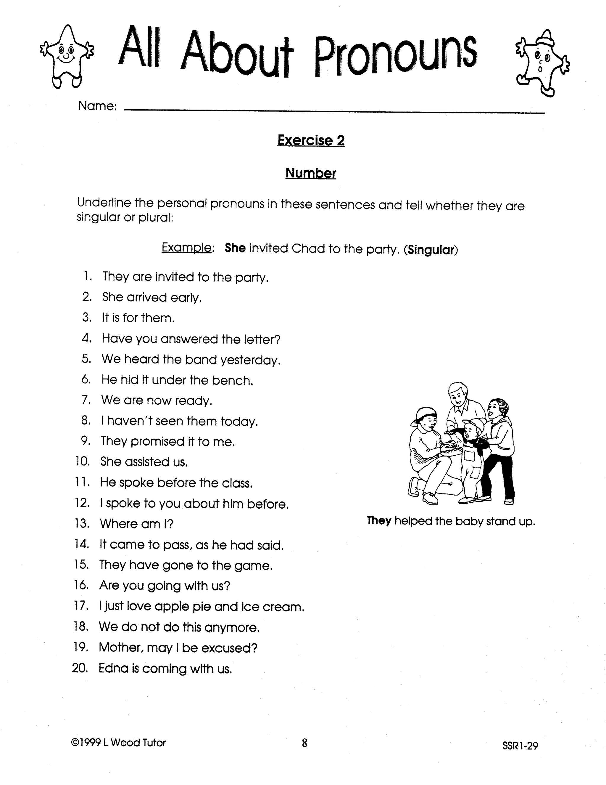 All About Pronouns Grades 5-7