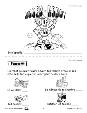 Compréhension de textes pour garçons 1e à 3e année