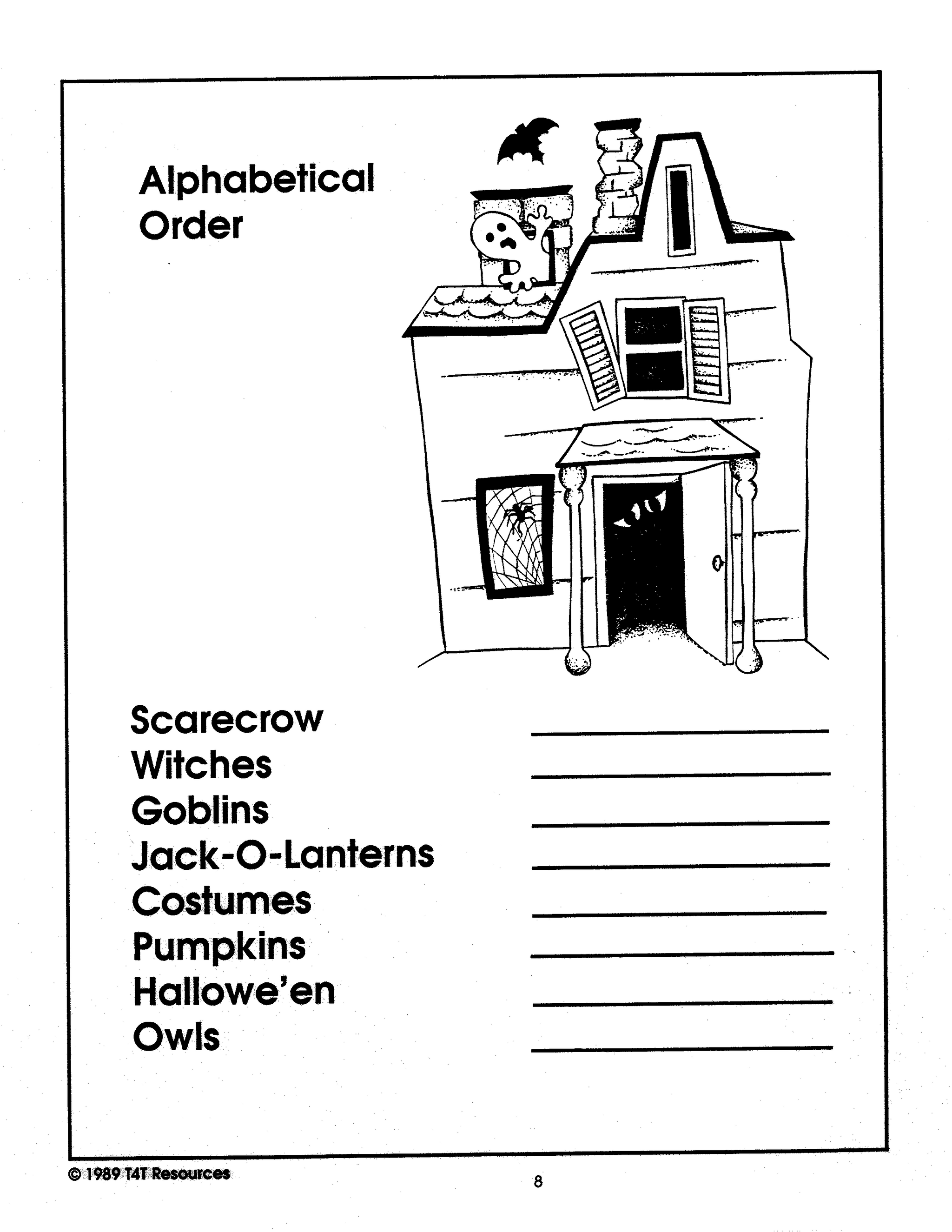 Halloween - An Integrated Theme Unit Grades 2-3