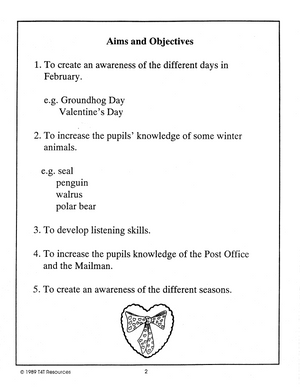 February - An Integrated Theme Unit Grades Jk-Sk