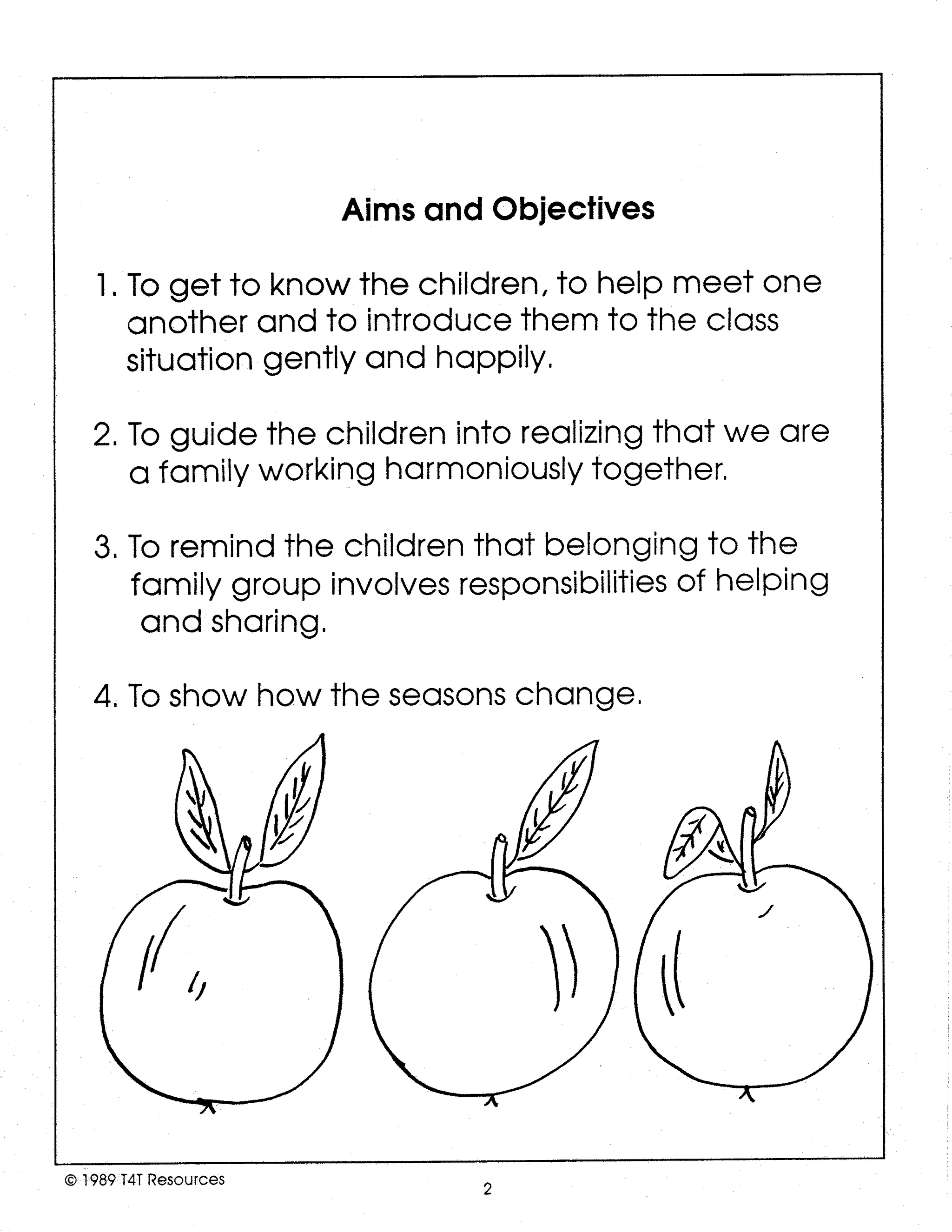 September - An Integrated Theme Unit Grades Jk-Sk
