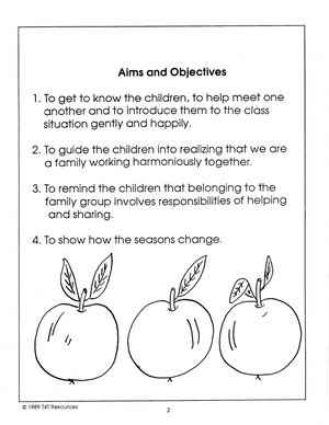 September - An Integrated Theme Unit Grades Jk-Sk