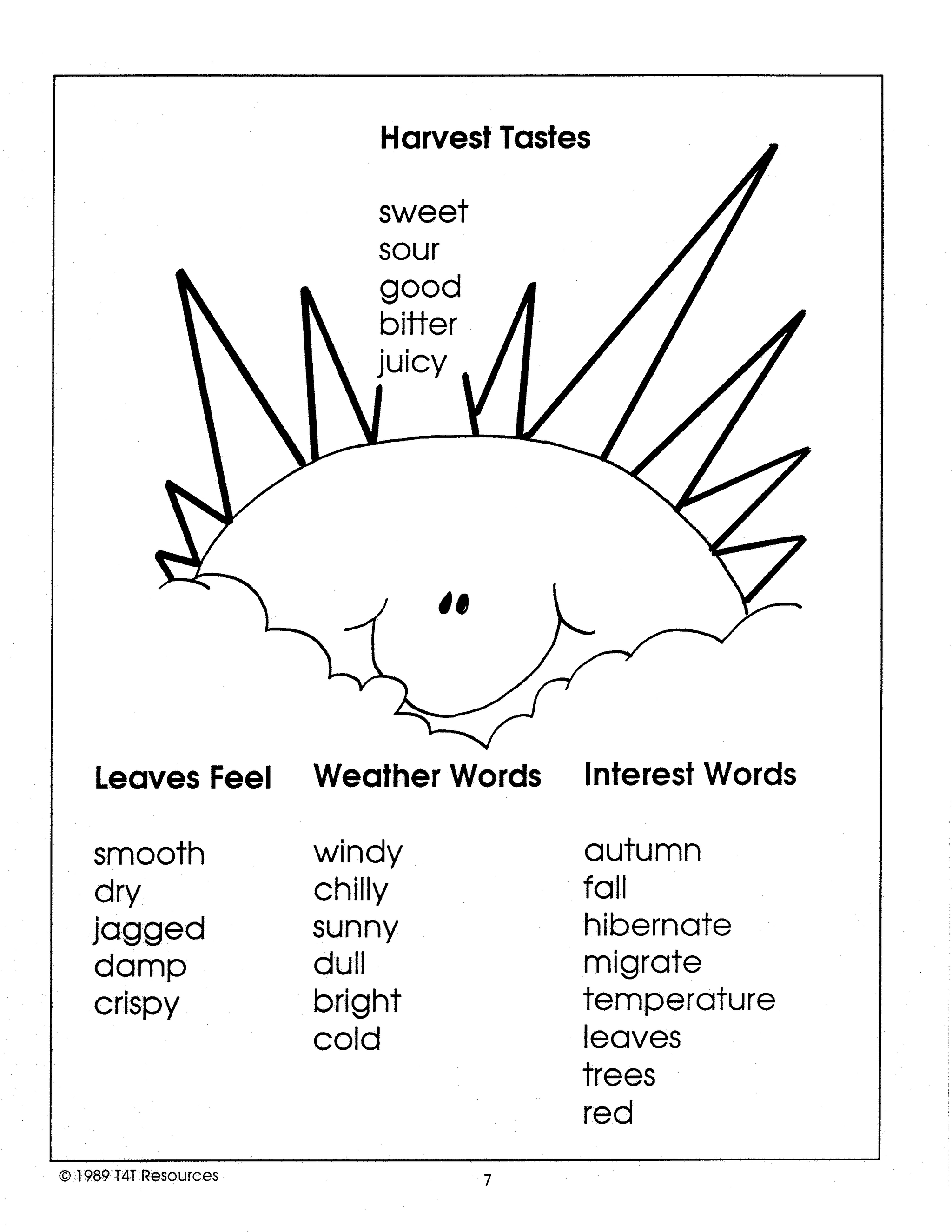 September - An Integrated Theme Unit Grades Jk-Sk