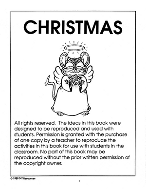 Christmas - An Integrated Theme Unit Grades Jk-Sk