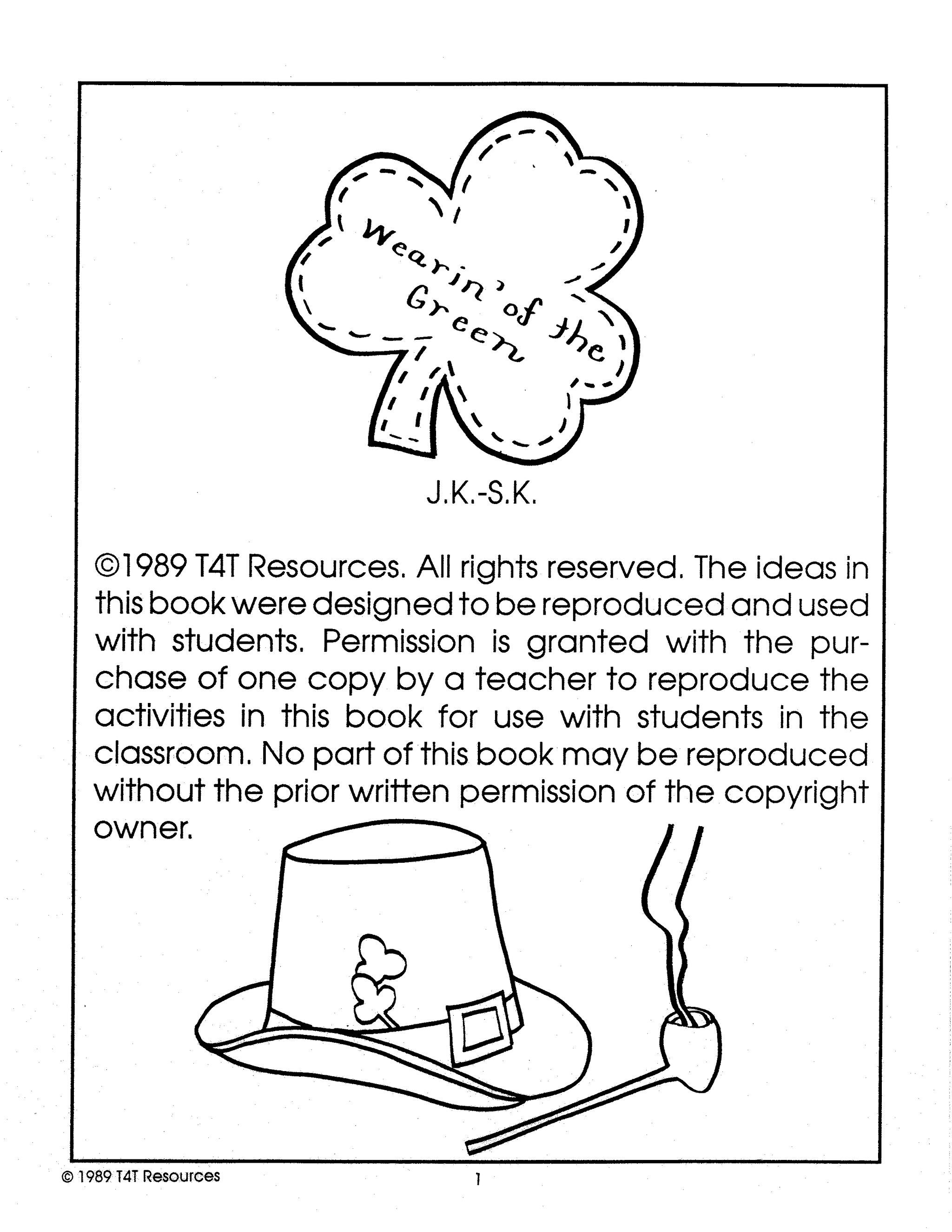 March - An Integrated Theme Unit Grades Jk-Sk