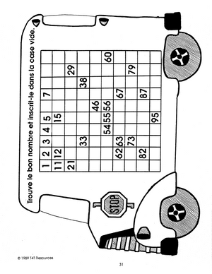 Septembre Unité thématique 2e à 3e année