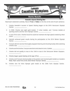 2018 Famous Canadian Olympians Gr. 4-8