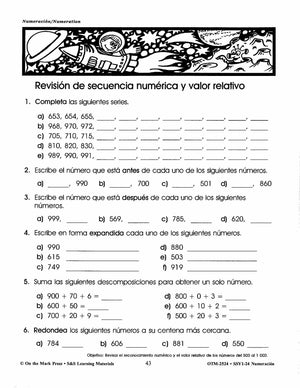 Spanish/English Grades 1-3 Math Workbook Bundle