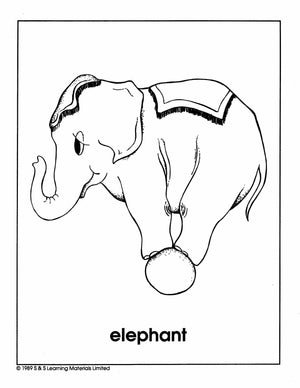 Circus Magic Black & White Picture Collection Grade 1-3