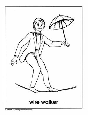 Circus Magic Black & White Picture Collection Grade 1-3