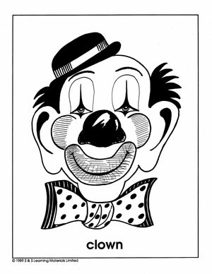 Circus Magic Black & White Picture Collection Grade 1-3