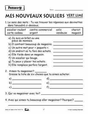 Compréhension de textes de fiction pour filles 2e année