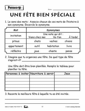 Compréhension de textes de fiction pour filles 2e année