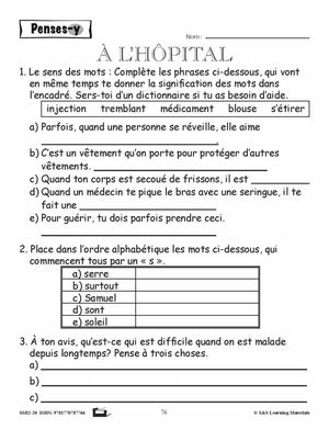 Compréhension de textes de fiction pour garçons 3e année