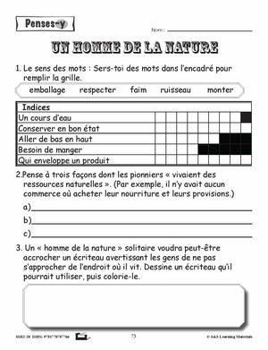 Compréhension de textes de fiction pour garçons 3e année