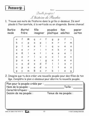 Compréhension de textes informatifs pour filles 3e année