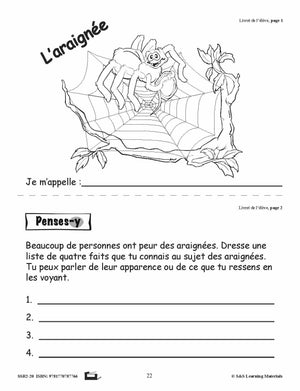 Compréhension de textes informatifs pour garçons 1e année