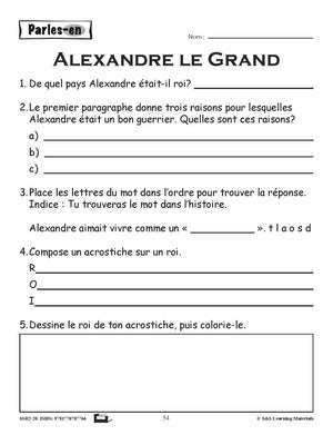 Compréhension de textes informatifs pour garçons 2e année