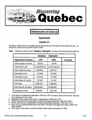 Discover Quebec Grades 5-7