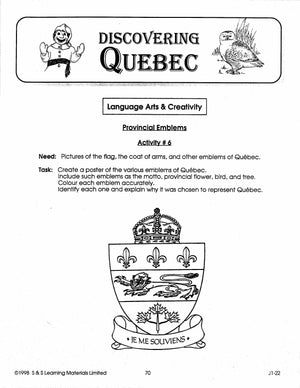 Discover Quebec Grades 5-7