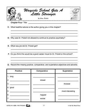 Wayside School 3‑Book Novel Study Bundle