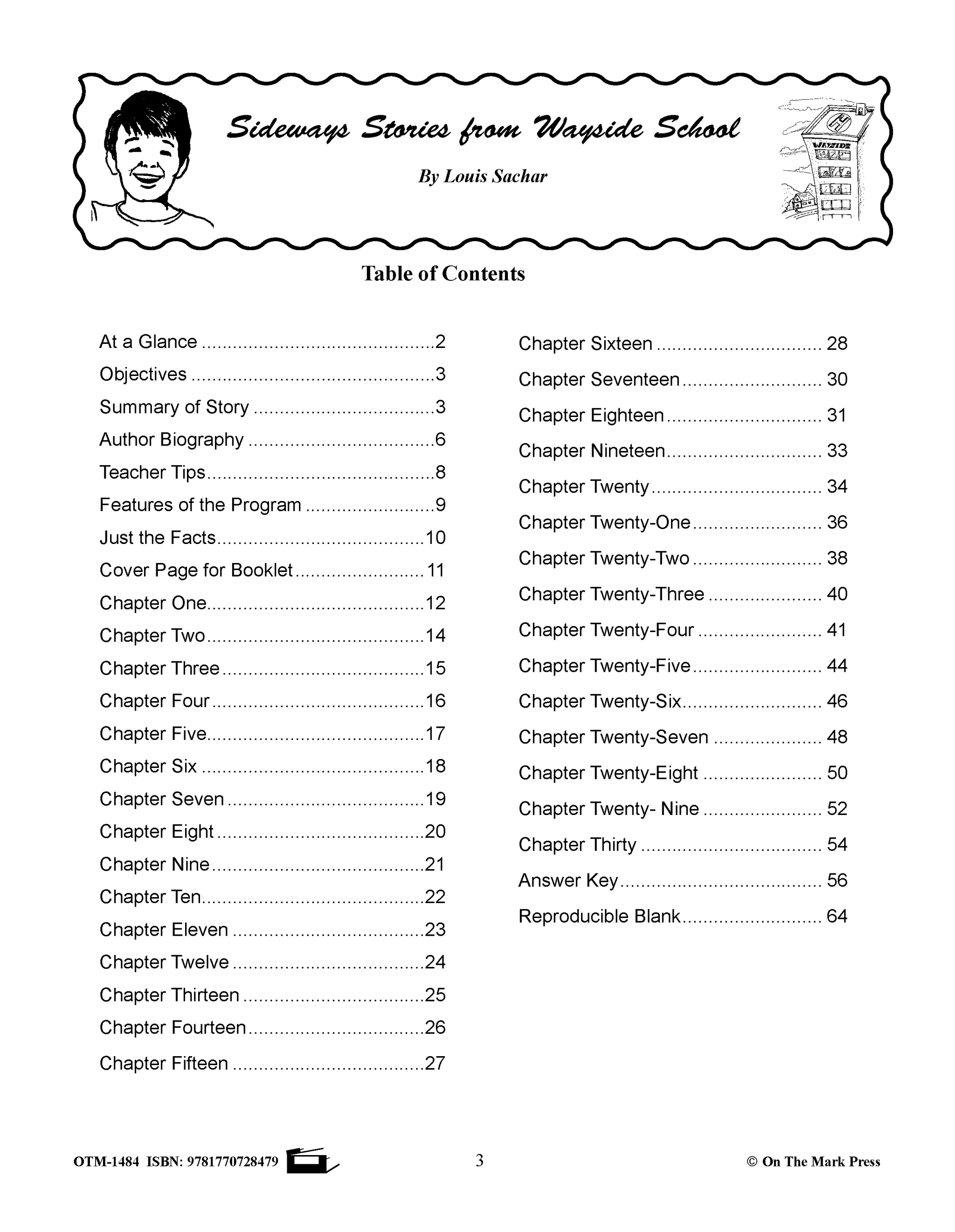 Wayside School 3‑Book Novel Study Bundle