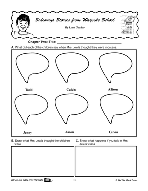 Wayside School 3‑Book Novel Study Bundle