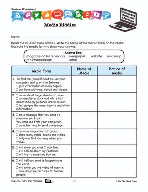 Elements Of Media Forms Gr. 2-3 E-Lesson Plan