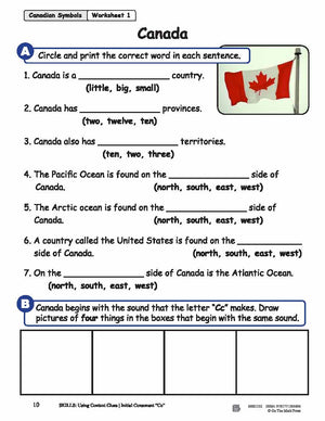 Canada Nonfiction Reading Lesson Gr. 1-2