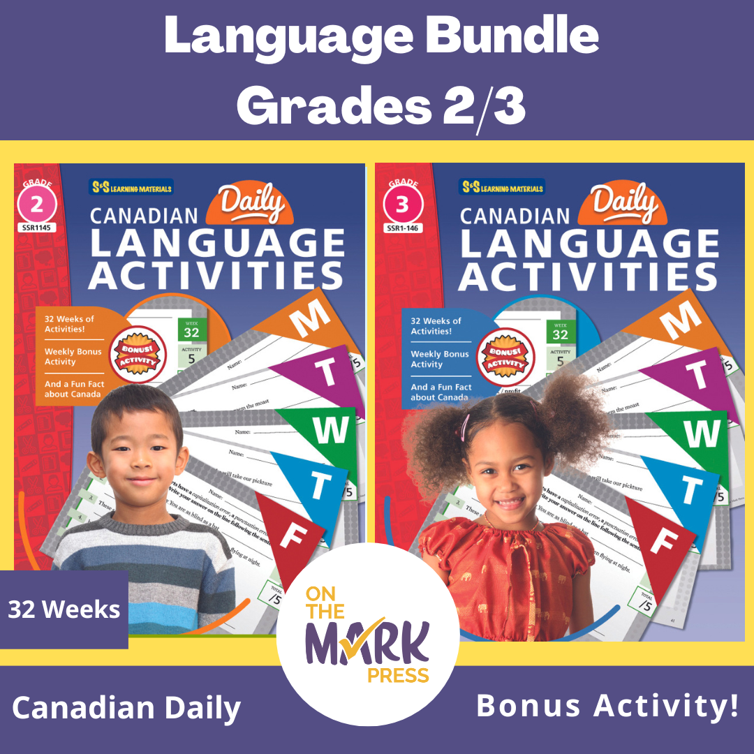 Canadian Language Activities Split Grades 2/3 $avings Bundle!