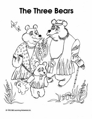 Fairy Tales Black & White Picture Collection Grade K-8