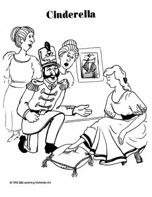 Fairy Tales Black & White Picture Collection Grade K-8