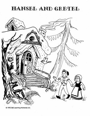Fairy Tales Black & White Picture Collection Grade K-8