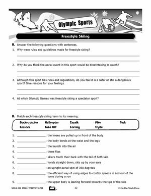 Freestyle Skiing Gr. 4-8 E-Lesson Plan