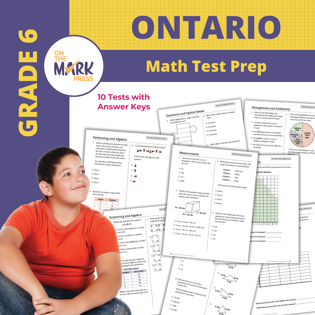 Ontario Grade 6 Math Test Prep Guide