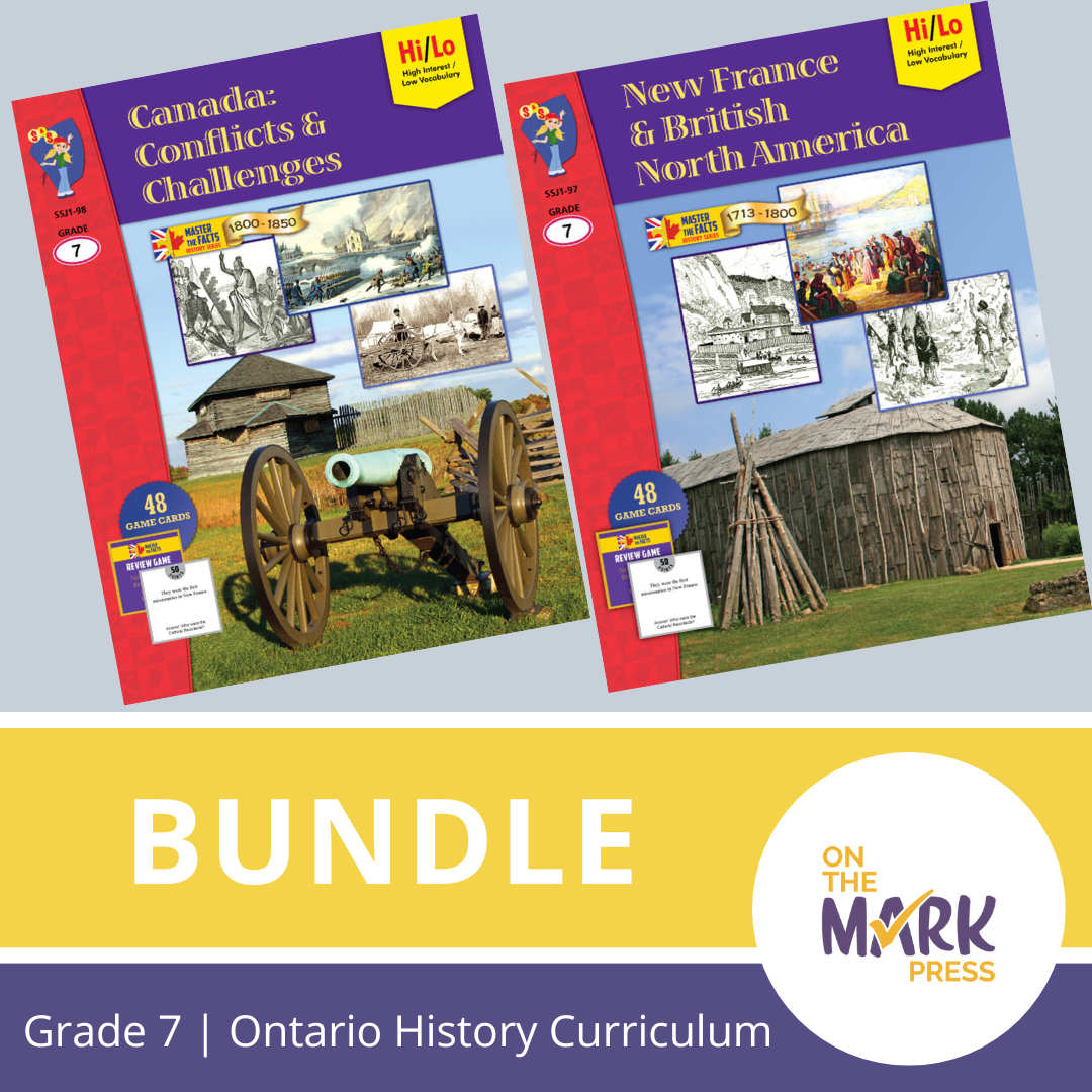 Ontario Grade 7 History Curriculum Savings Bundle!