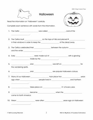 Halloween Lesson Gr. 4-6